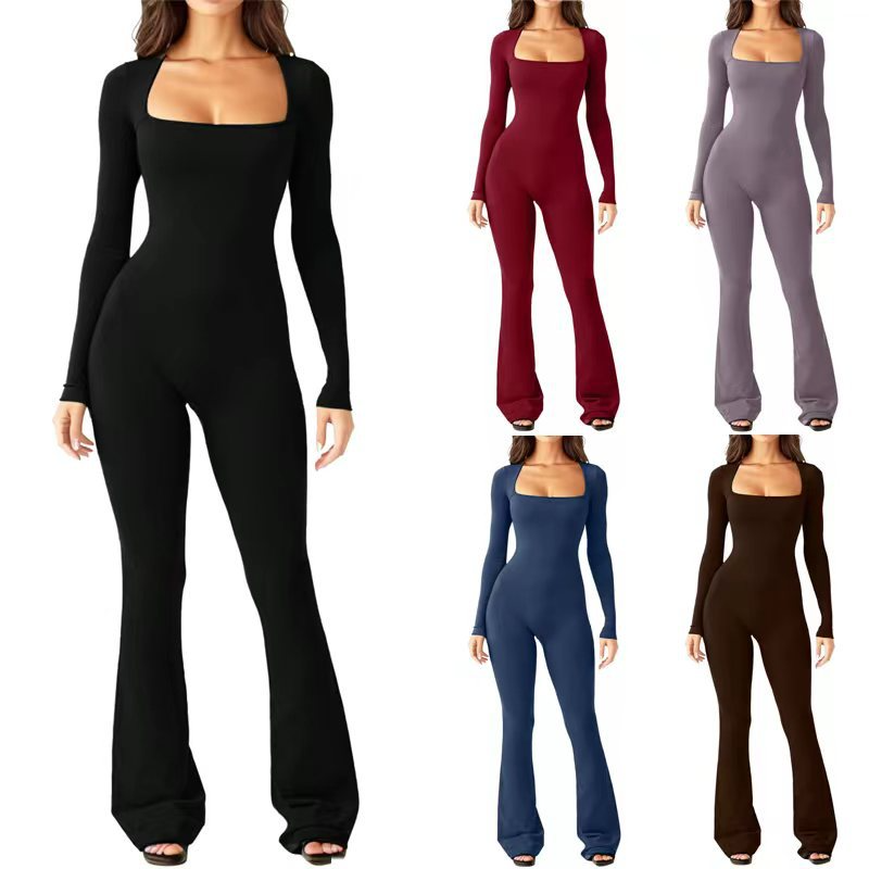 Women's Long-sleeved Jumpsuit
